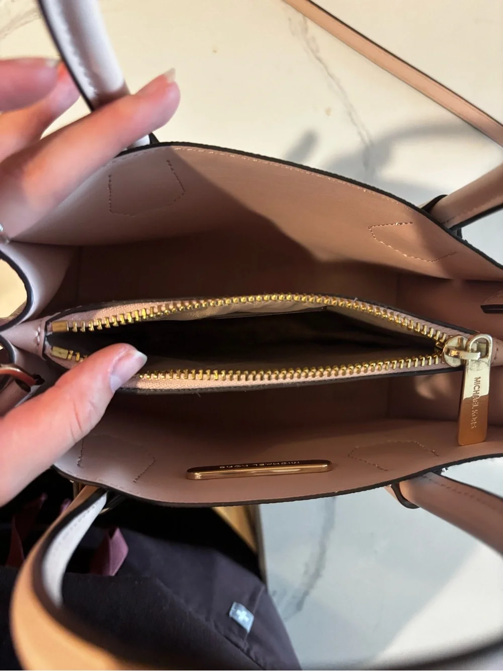 Michael Kors compact satchel